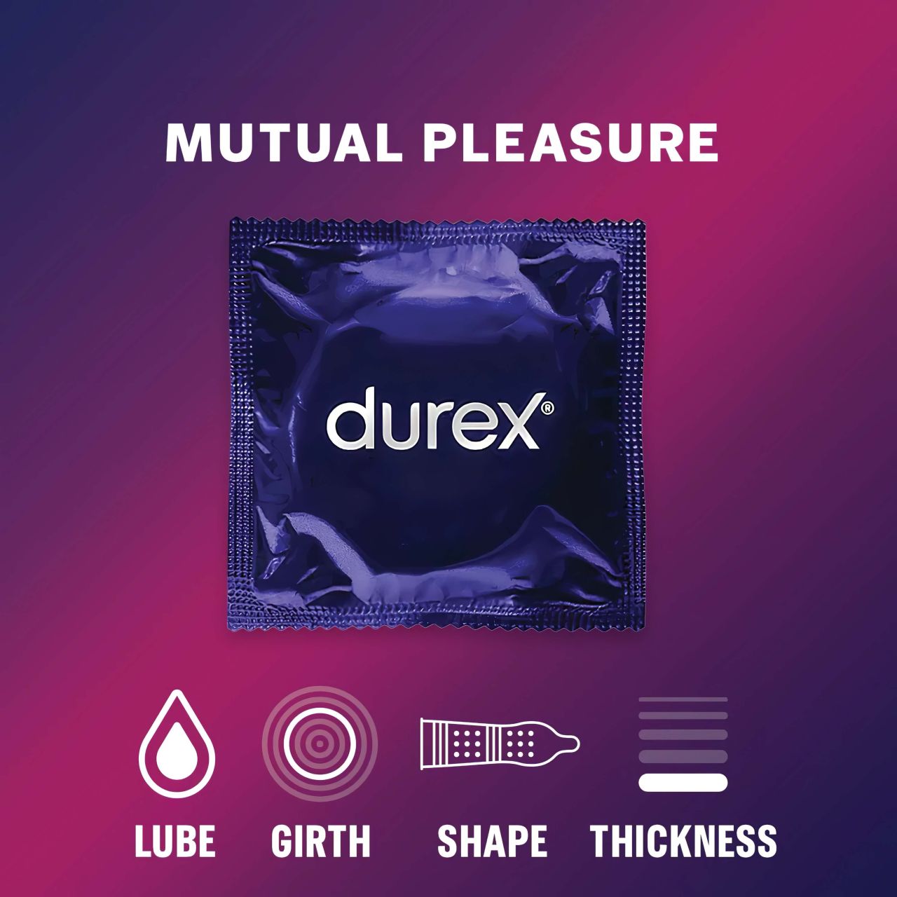Durex Mutual Pleasure - óvszer (3db) Durex Mutual Pleasure - óvszer (3db)