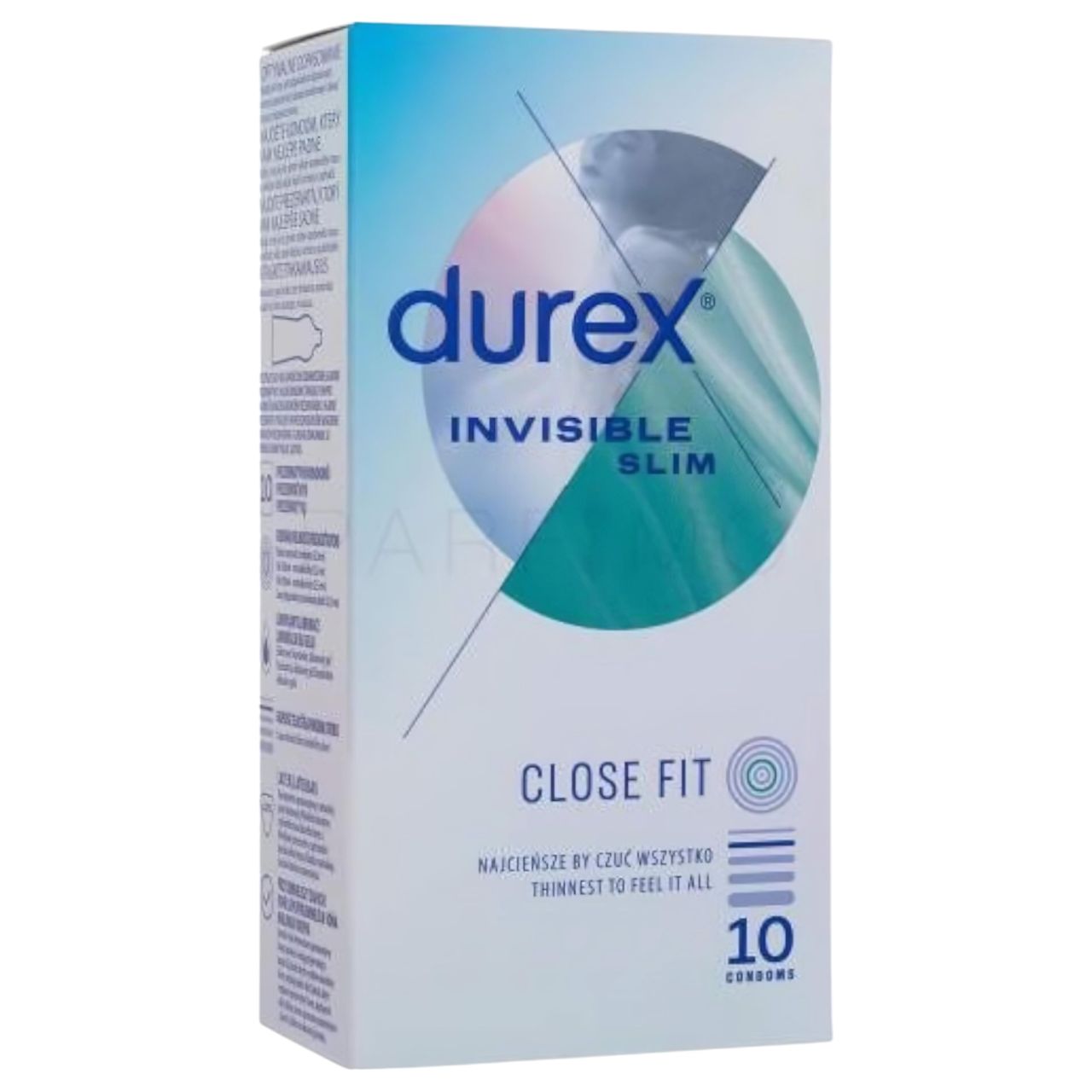 Durex Invisible Slim - vékony óvszer (10db) Durex Invisible Slim - vékony óvszer (10db)