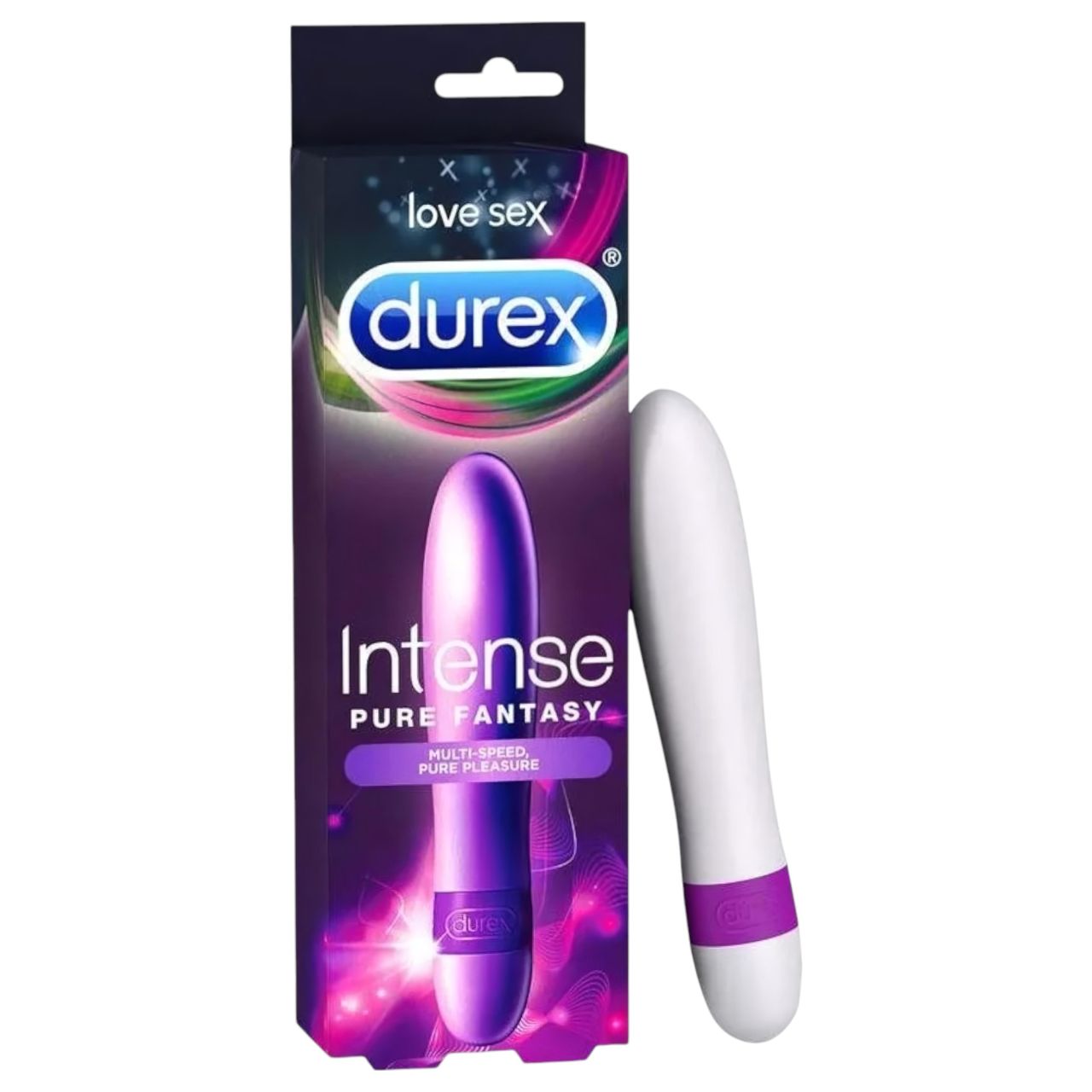 Durex Intense Pure Fantasy - rúdvibrátor (fehér) - Durex Intense Pure Fantasy - rúdvibrátor (fehér) -