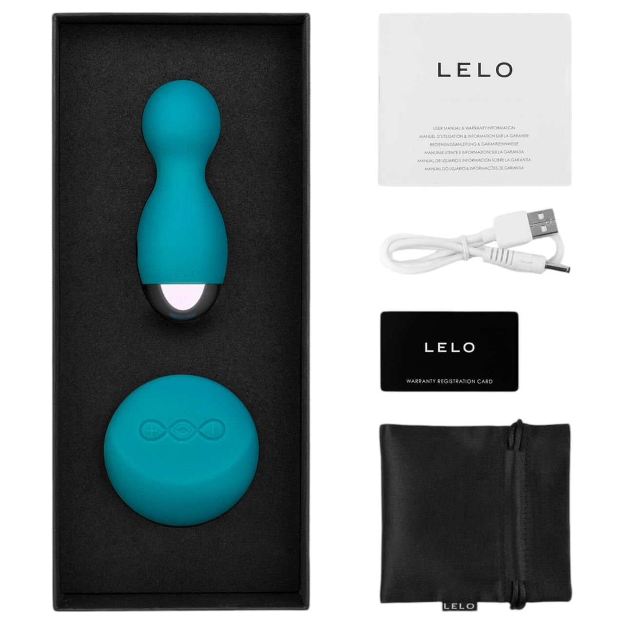 LELO Hula - forgó vibrációs tojás (türkiz) LELO Hula - forgó vibrációs tojás (türkiz)