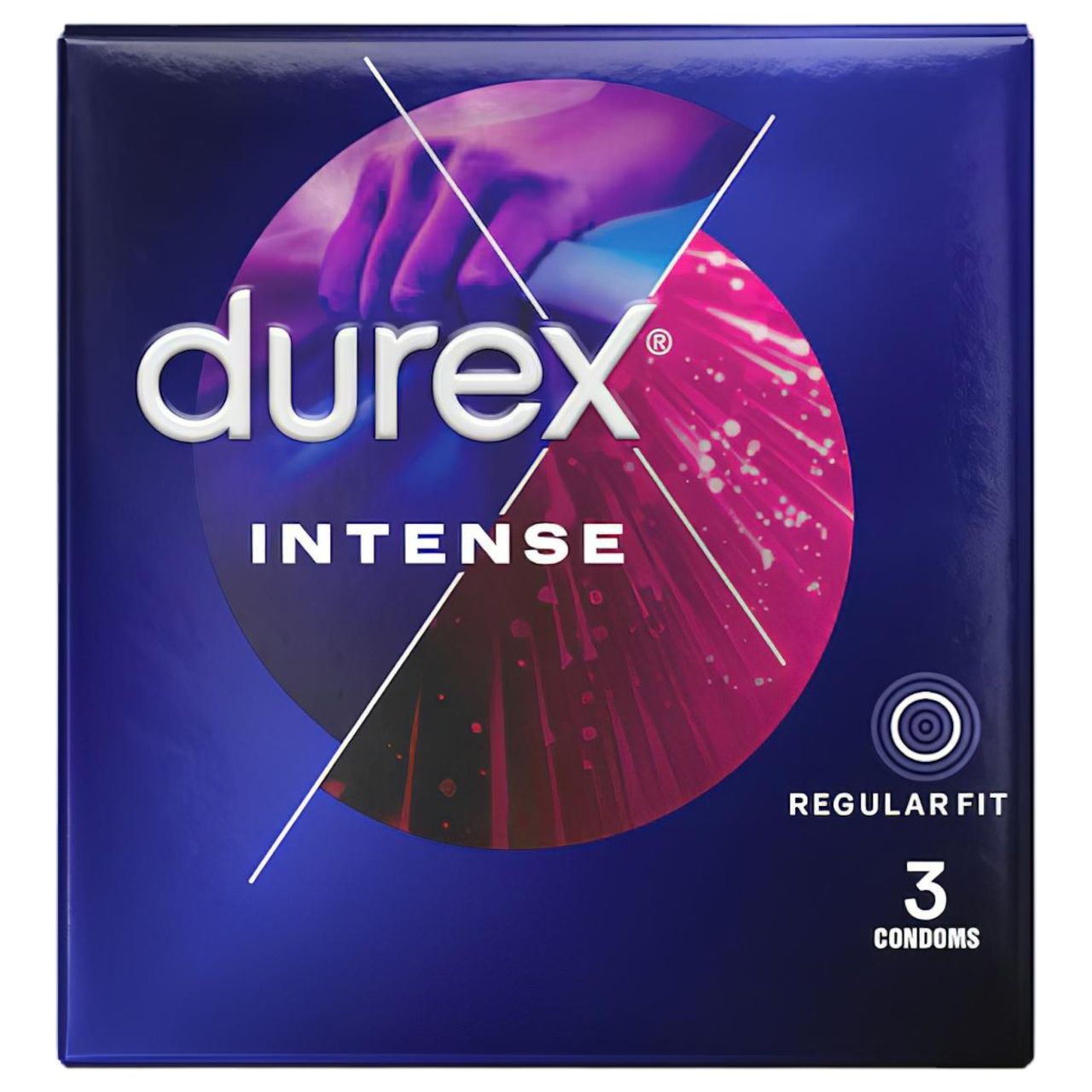Durex Intense - bordázott és pontozott óvszer(3db) - Durex Intense - bordázott és pontozott óvszer(3db) -