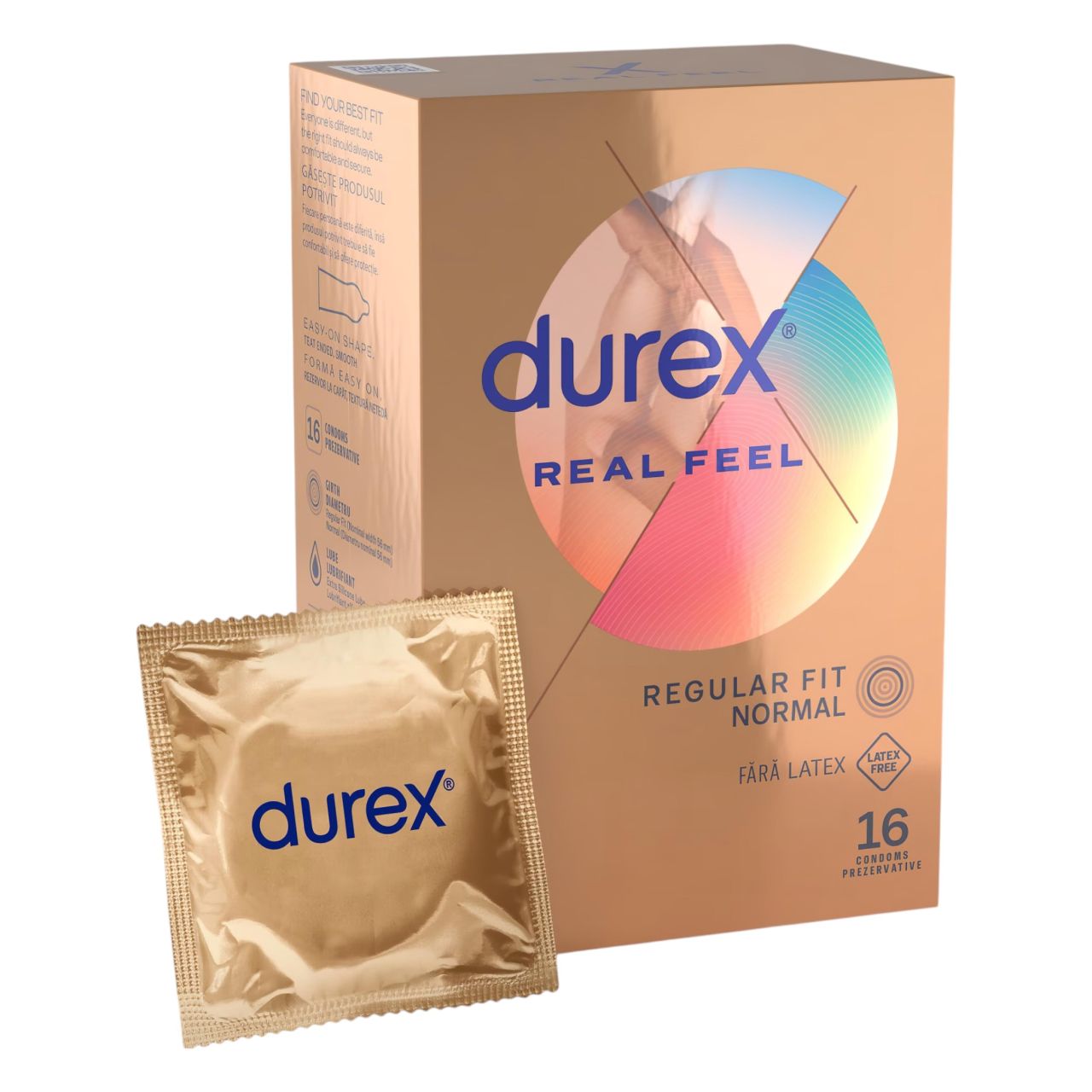 Durex Real Feel - latexmentes óvszer (16db) Durex Real Feel - latexmentes óvszer (16db)