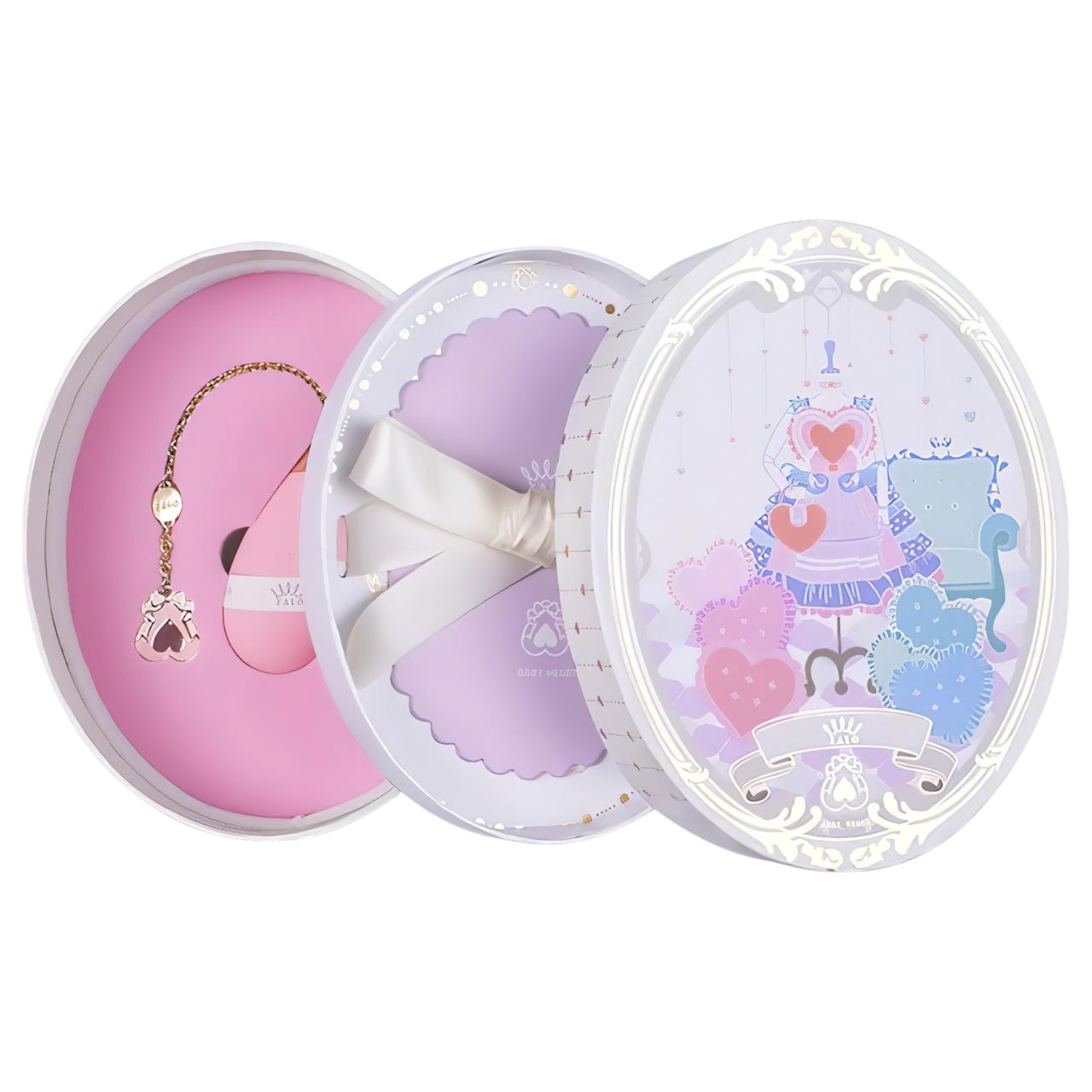 / ZALO Baby Heart - okos vízálló csikló vibrátor (pink) / ZALO Baby Heart - okos vízálló csikló vibrátor (pink)