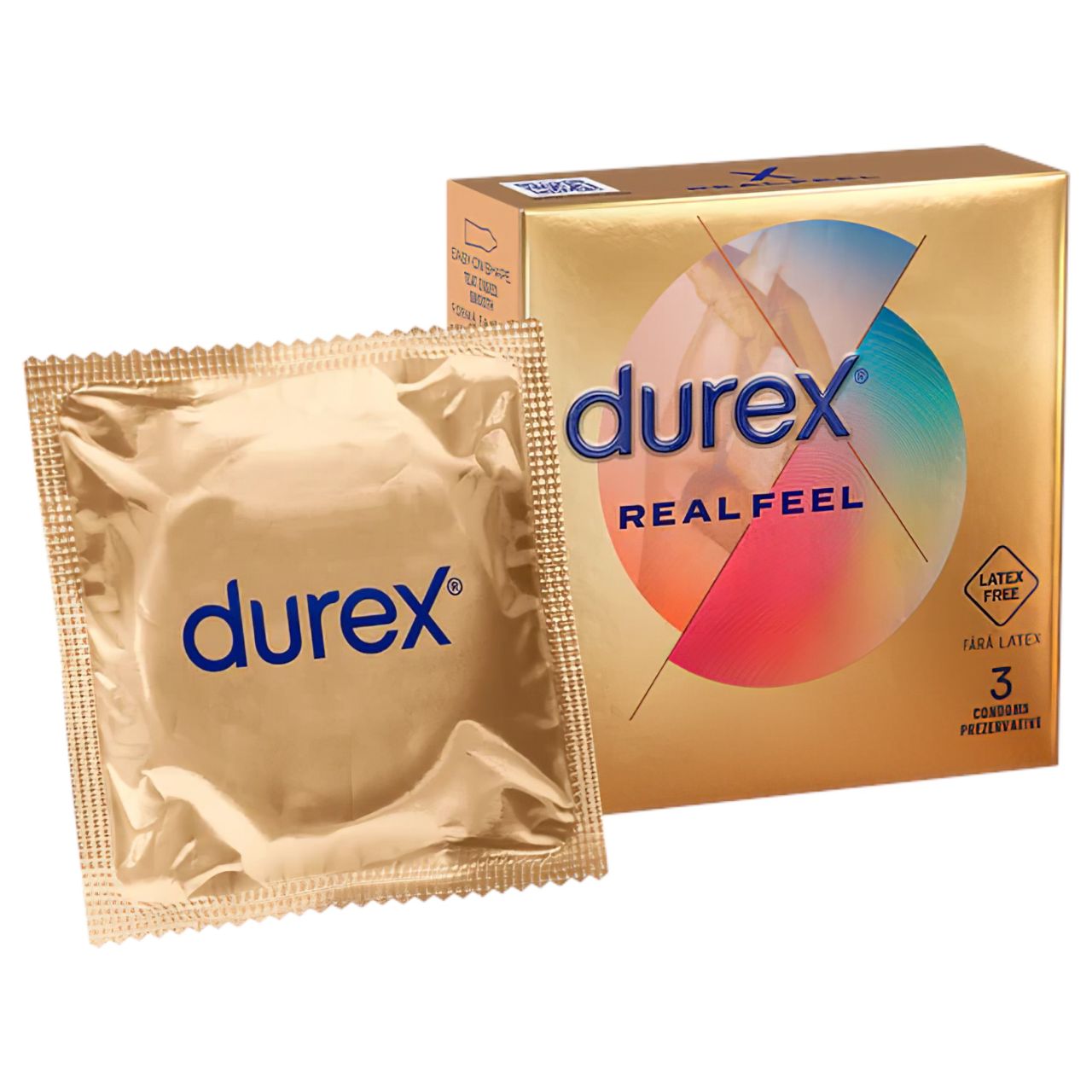 Durex Real Feel - latexmentes óvszer (3db) Durex Real Feel - latexmentes óvszer (3db)