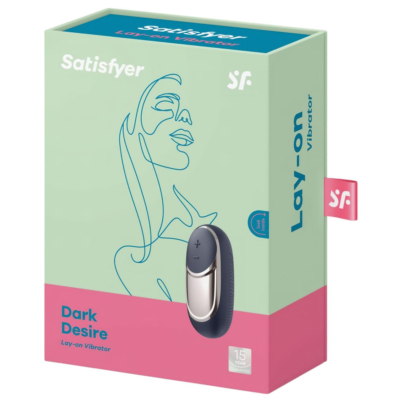 Satisfyer Dark Desire - akkus csikló vibrátor (fekete)