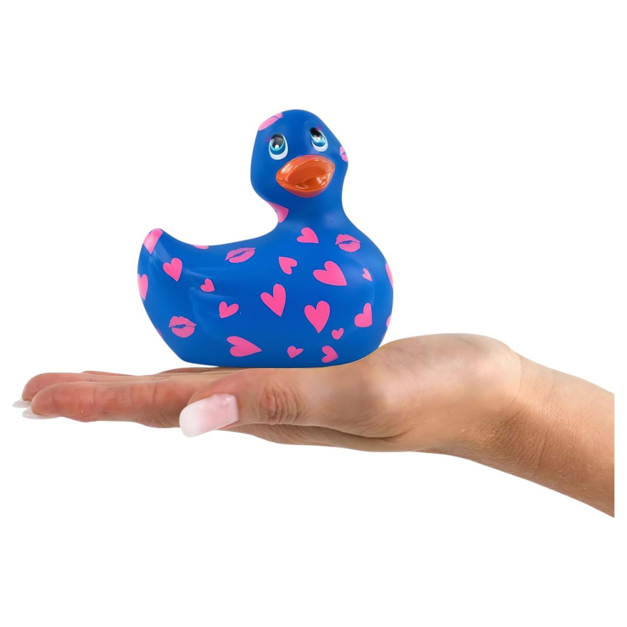 / My Duckie Romance 2.0 - vízálló csikló vibrátor (kék-pink)