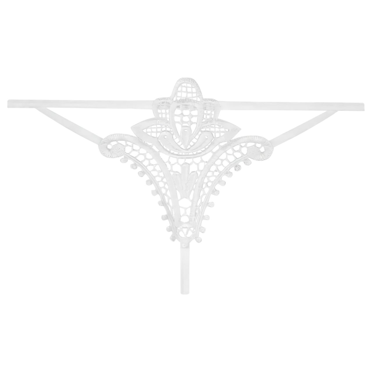 Obsessive Luiza - tulipános tanga (fehér) Obsessive Luiza - tulipános tanga (fehér)