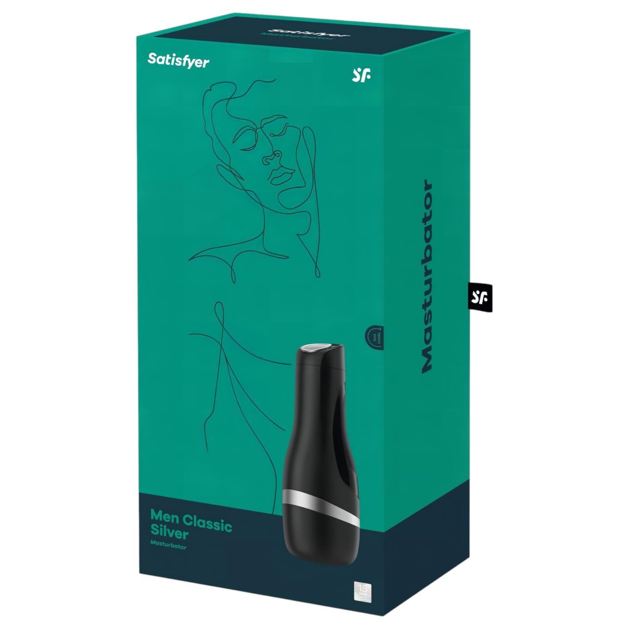 Satisfyer Men Classic - manuális szívó maszturbátor (ezüst) Satisfyer Men Classic - manuális szívó maszturbátor (ezüst)