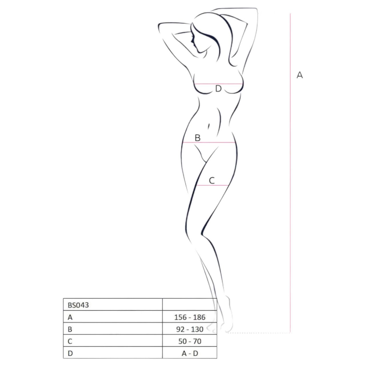 / Passion BS043 - necc szett (fehér) - S-L / Passion BS043 - necc szett (fehér) - S-L