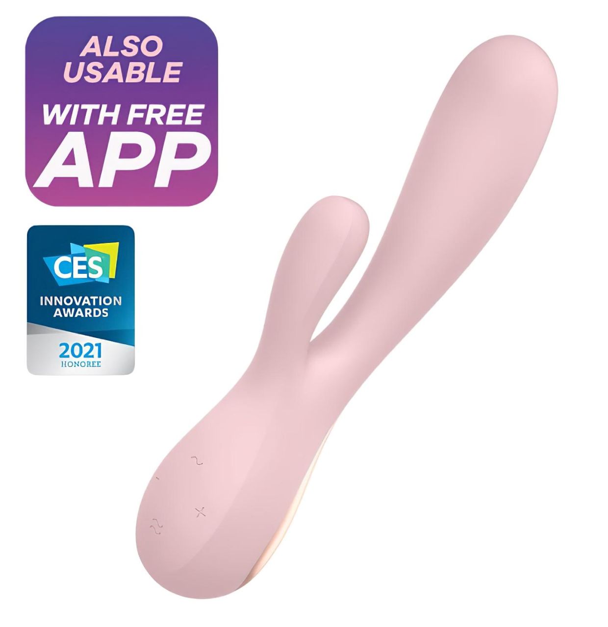 Satisfyer Mono Flex - okos vízálló vibrátor (pink) Satisfyer Mono Flex - okos vízálló vibrátor (pink)
