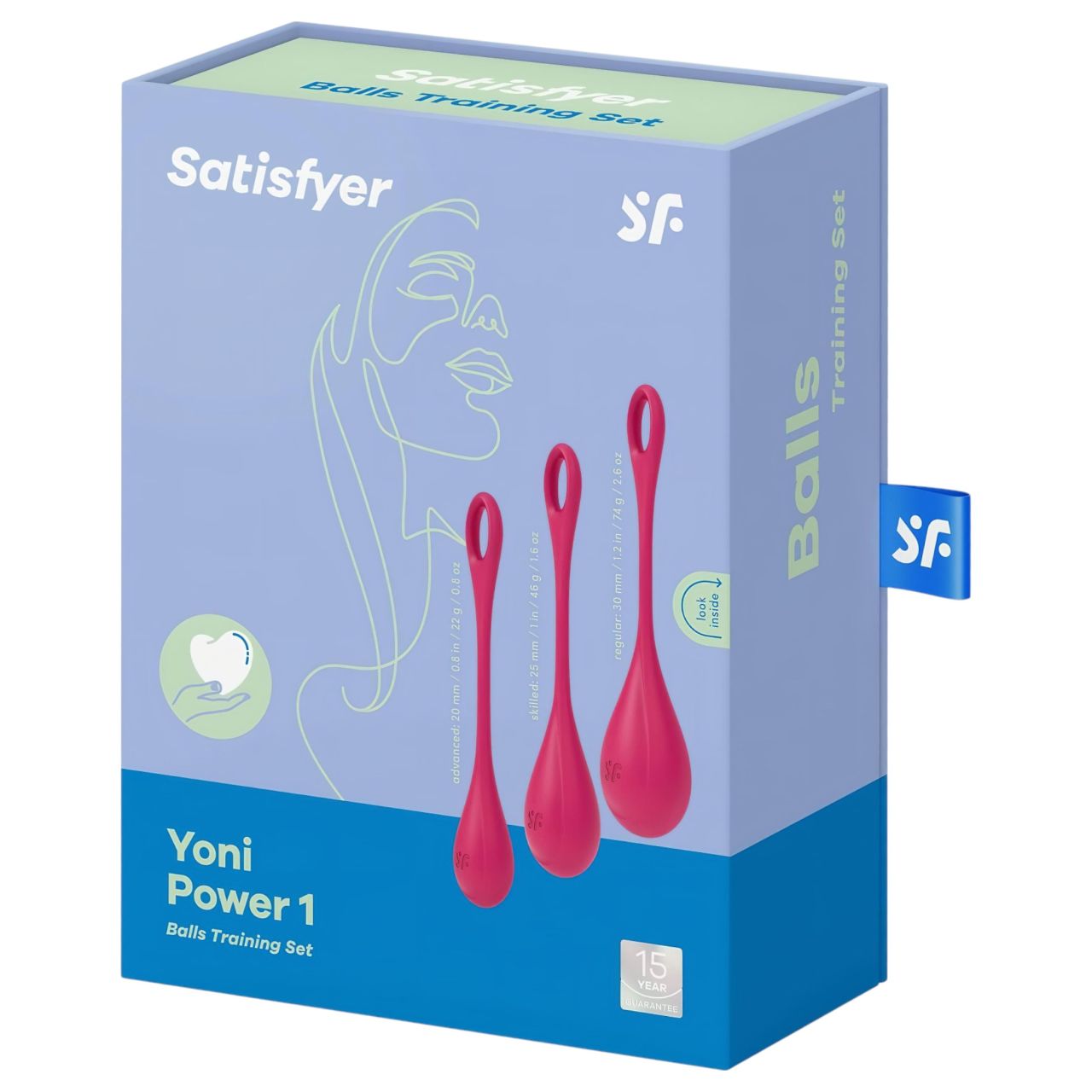 Satisfyer Yoni Power 1 - gésagolyó szett - piros (3 részes) Satisfyer Yoni Power 1 - gésagolyó szett - piros (3 részes)