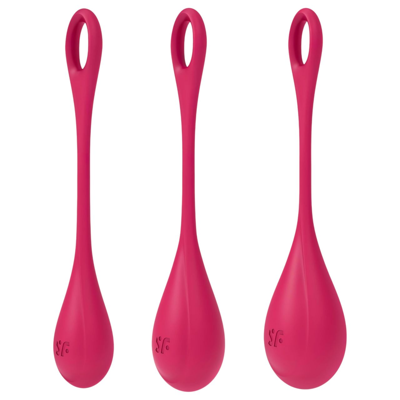 Satisfyer Yoni Power 1 - gésagolyó szett - piros (3 részes) Satisfyer Yoni Power 1 - gésagolyó szett - piros (3 részes)