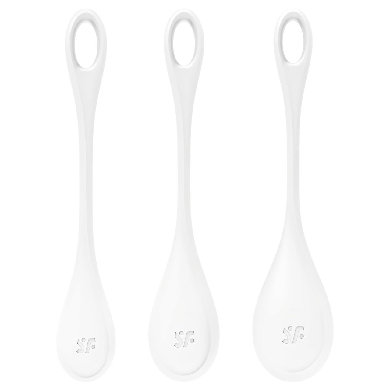 Satisfyer Yoni Power 1 - gésagolyó szett - fehér (3 részes) Satisfyer Yoni Power 1 - gésagolyó szett - fehér (3 részes)