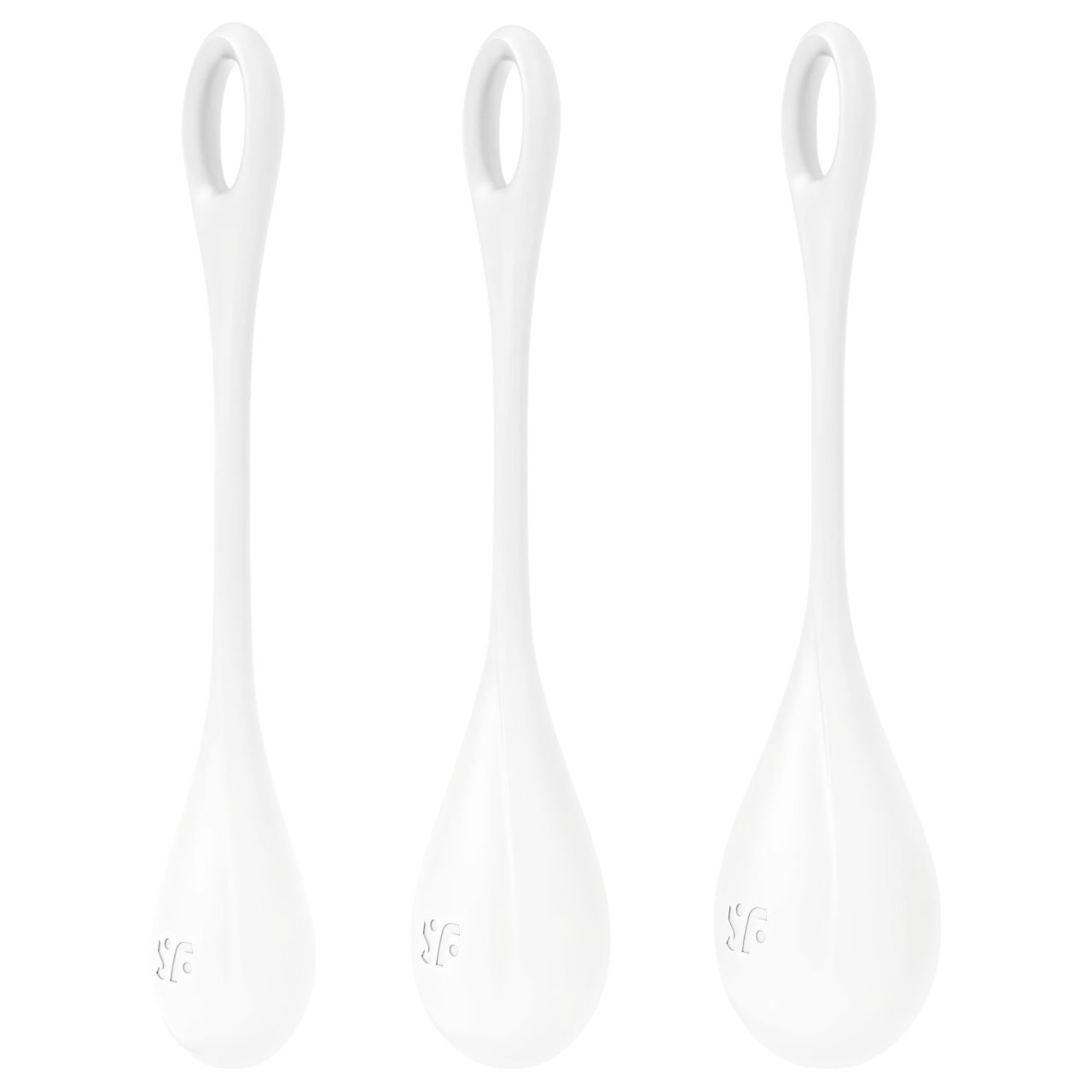 Satisfyer Yoni Power 1 - gésagolyó szett - fehér (3 részes) Satisfyer Yoni Power 1 - gésagolyó szett - fehér (3 részes)