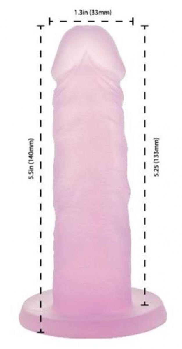 Addiction Coctails - talpas, szilikon dildó (pink)