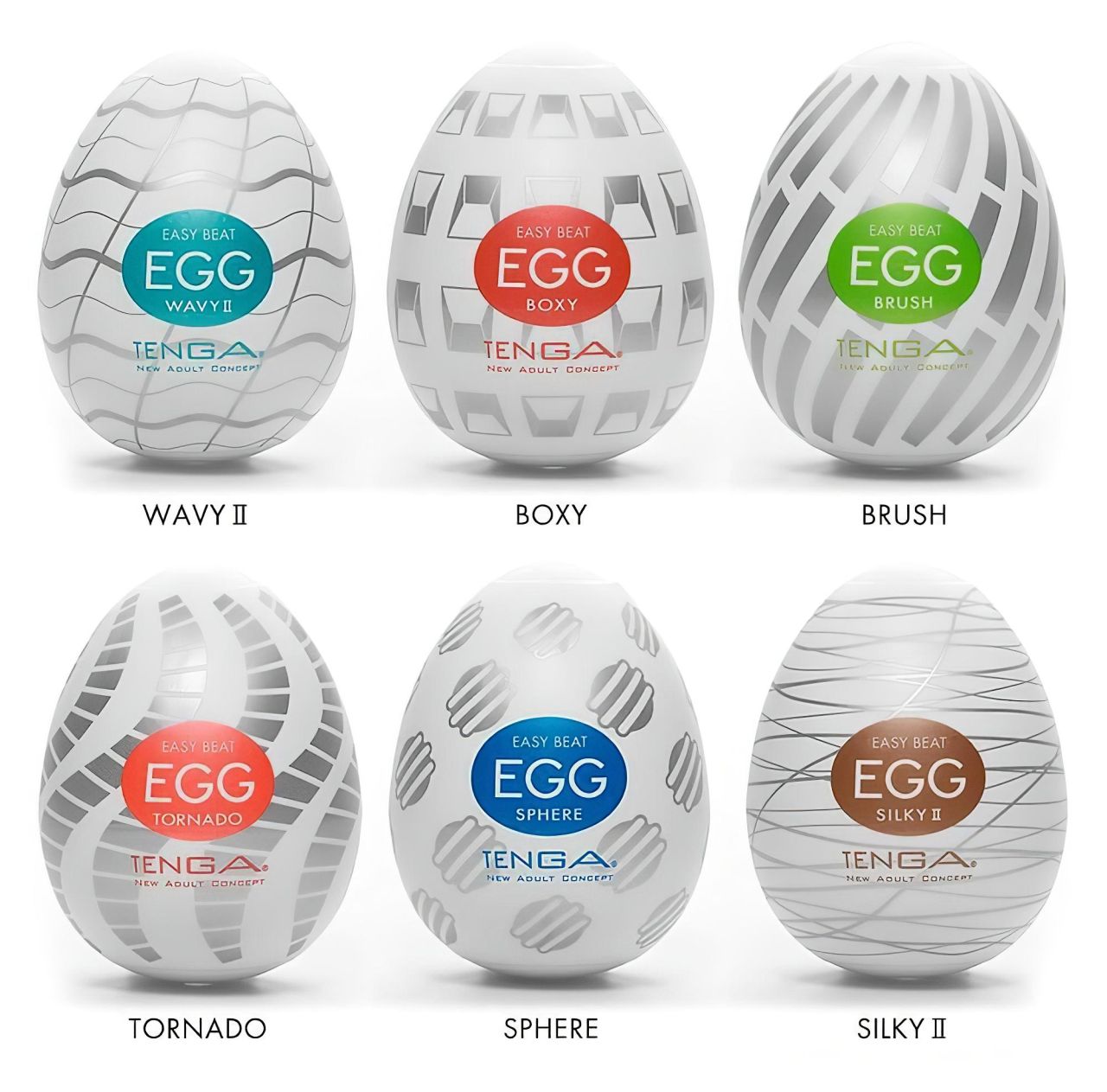 TENGA Egg New Standard - tojás maszturbátor készlet (6db) TENGA Egg New Standard - tojás maszturbátor készlet (6db)