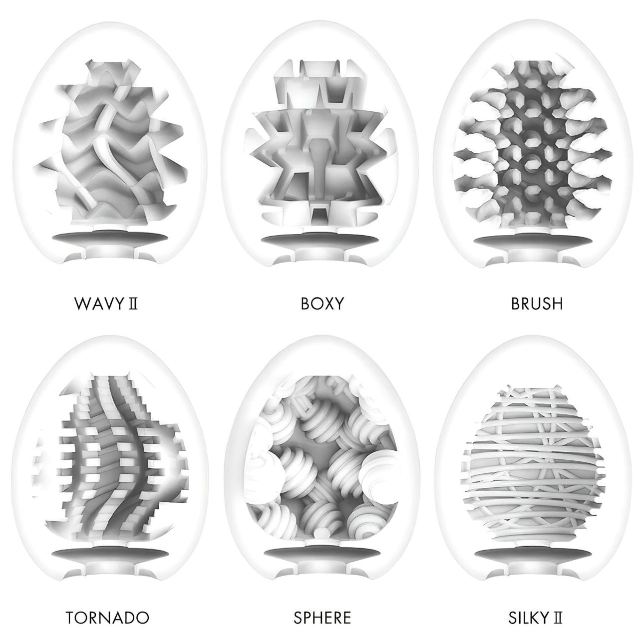 TENGA Egg New Standard - tojás maszturbátor készlet (6db) TENGA Egg New Standard - tojás maszturbátor készlet (6db)