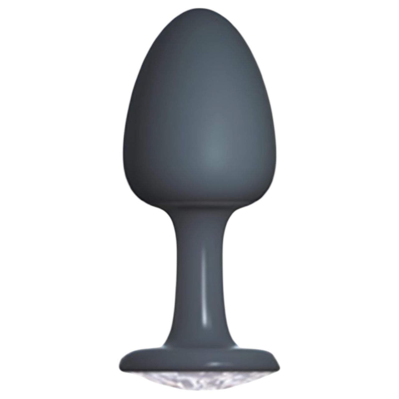 Dorcel Geisha Plug Diamond L - fehér köves anál plug (fekete) Dorcel Geisha Plug Diamond L - fehér köves anál plug (fekete)