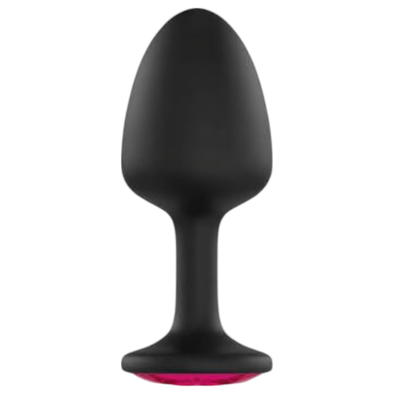 Dorcel Geisha Plug Ruby M - pink köves anál plug (fekete) Dorcel Geisha Plug Ruby M - pink köves anál plug (fekete)