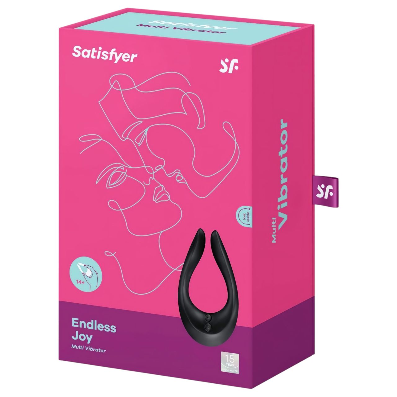 Satisfyer Endless Joy - akkus, vízálló párvibrátor (fekete) Satisfyer Endless Joy - akkus, vízálló párvibrátor (fekete)