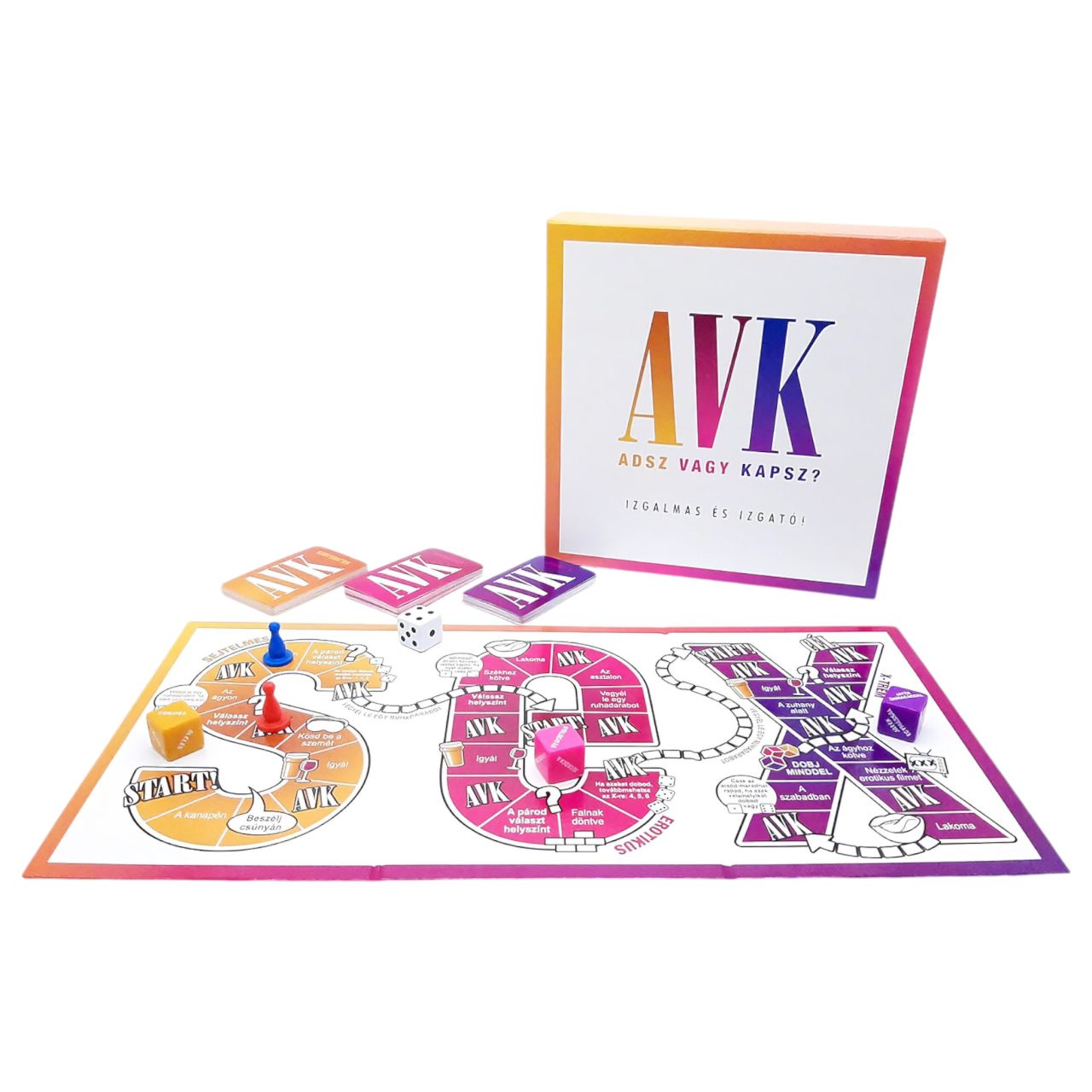 AVK: Adsz Vagy Kapsz - felnőtt szex társasjáték (magyar) AVK: Adsz Vagy Kapsz - felnőtt szex társasjáték (magyar)