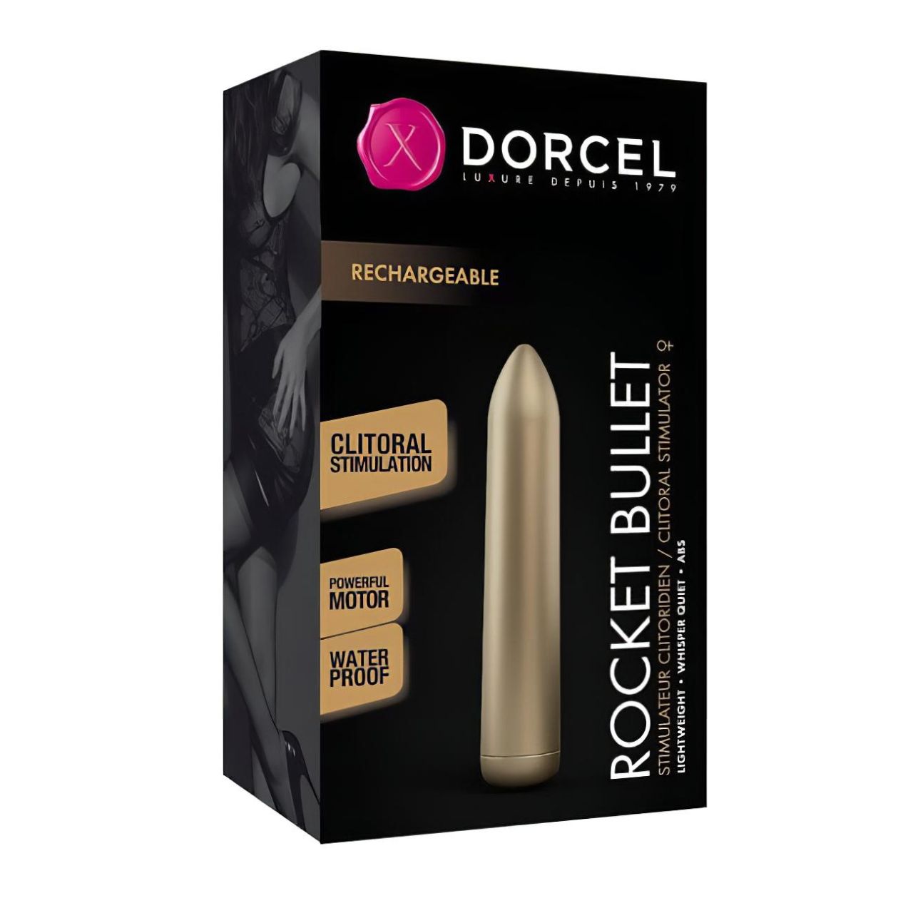 Dorcel Rocket Bullet - akkus rúdvibrátor (arany) Dorcel Rocket Bullet - akkus rúdvibrátor (arany)