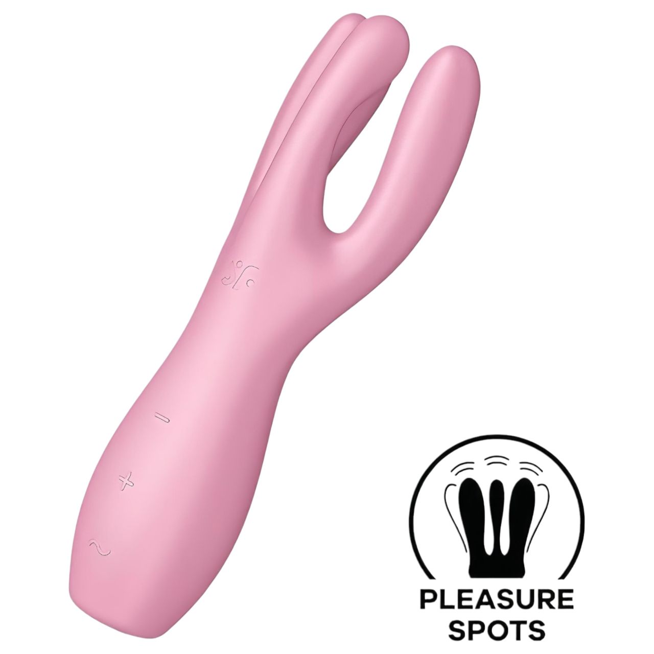 Satisfyer Threesome 3 - akkus csikló vibrátor (pink)
