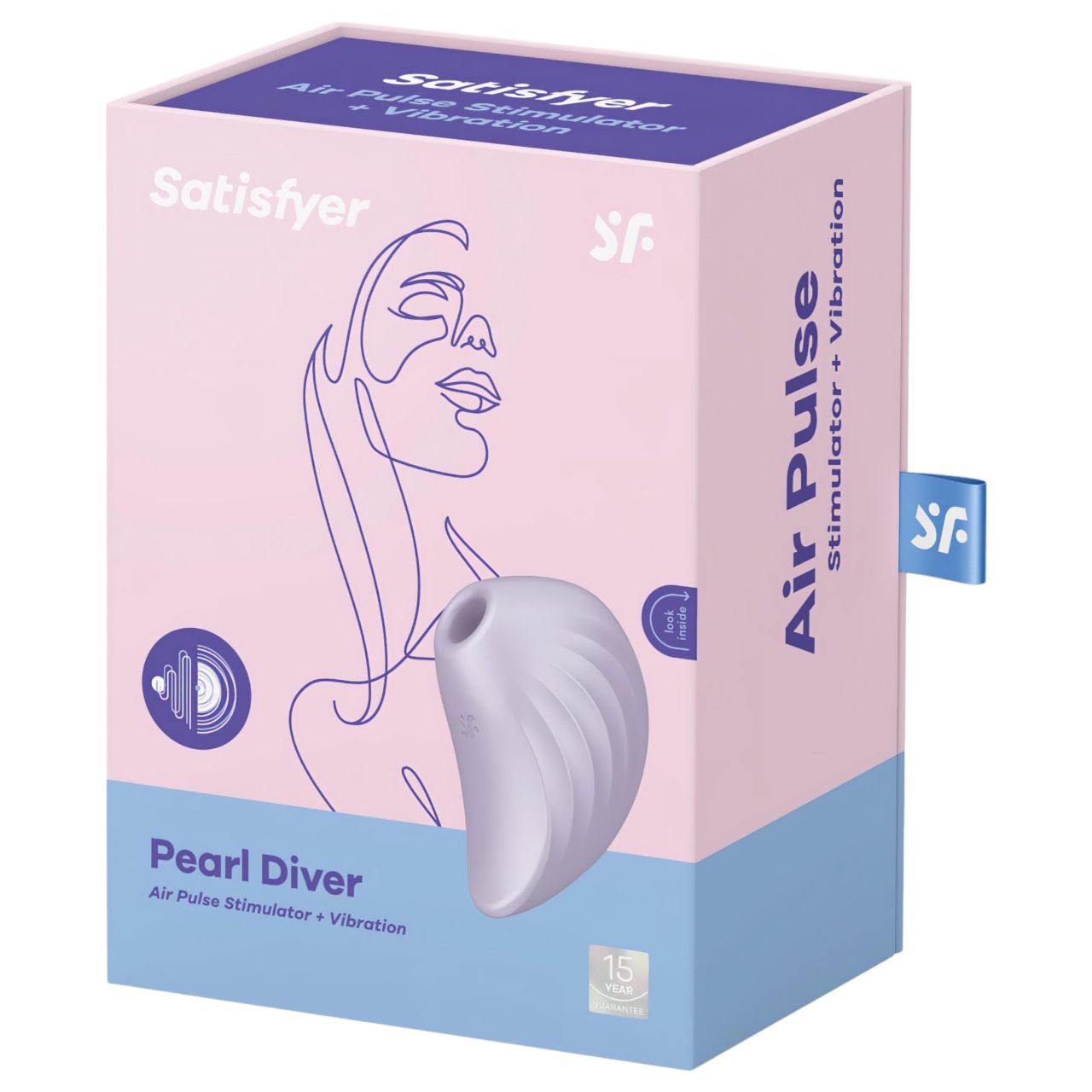 Satisfyer Pearl Diver - léghullámos csikló vibrátor (viola) Satisfyer Pearl Diver - léghullámos csikló vibrátor (viola)