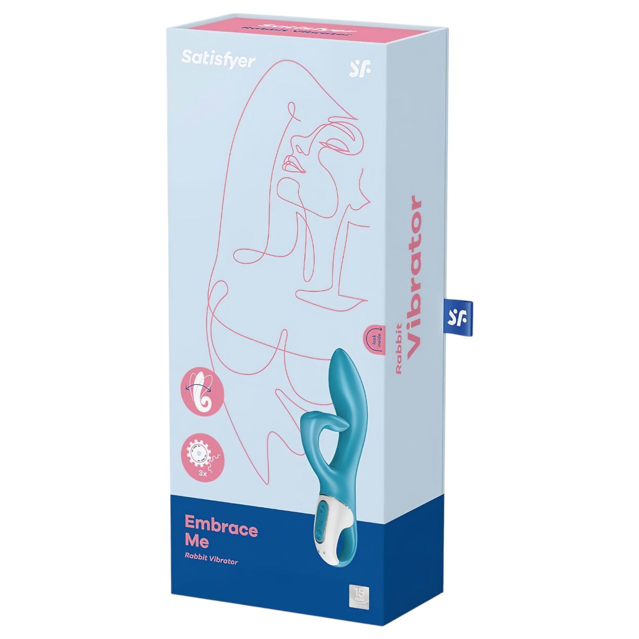 Satisfyer Embrace Me - akkus, csiklókaros vibrátor (türkiz) Satisfyer Embrace Me - akkus, csiklókaros vibrátor (türkiz)
