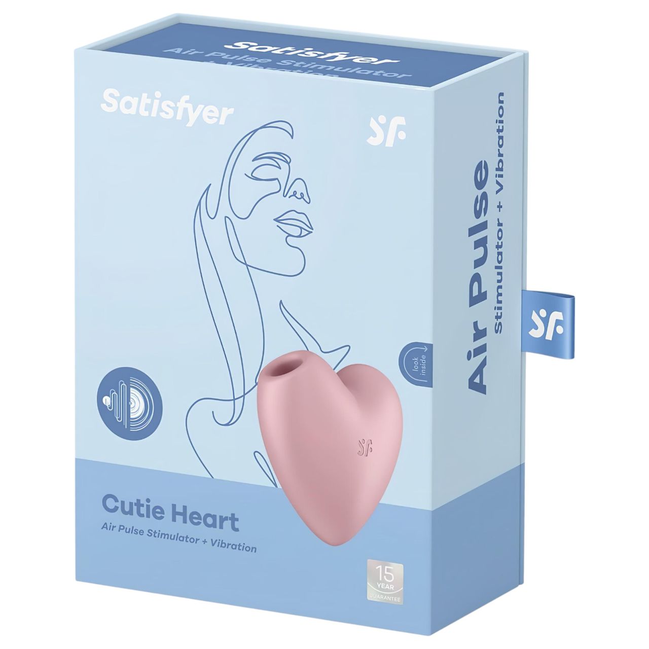 Satisfyer Cutie Heart - akkus léghullámos csikló vibrátor (pink) Satisfyer Cutie Heart - akkus léghullámos csikló vibrátor (pink)