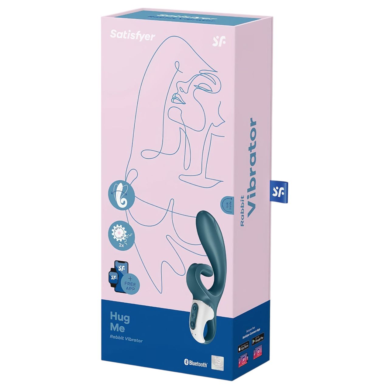 Satisfyer Hug Me - okos csiklókaros vibrátor (kék) Satisfyer Hug Me - okos csiklókaros vibrátor (kék)