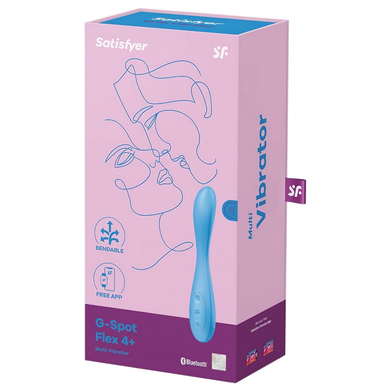 Satisfyer G-spot Flex 4 - okos G-pont vibrátor (türkiz) Satisfyer G-spot Flex 4 - okos G-pont vibrátor (türkiz)
