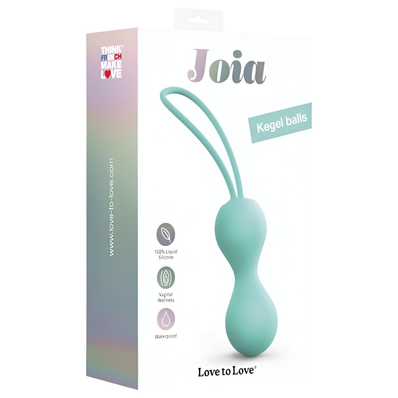 Love to Love Joia - szilikon gésagolyó duó (menta)