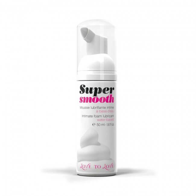 Love to Love Super Smooth - vízbázisú síkosító hab (50ml)