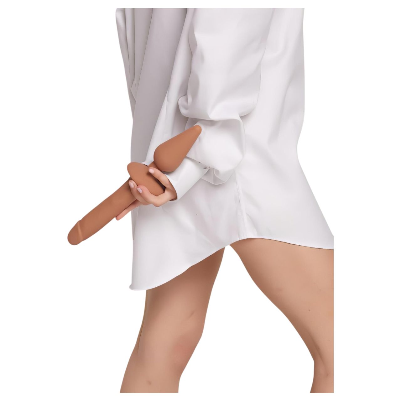 / Strap-on-me Swith Realistic XXL - 2in1 szilikon dildó (natúr) / Strap-on-me Swith Realistic XXL - 2in1 szilikon dildó (natúr)