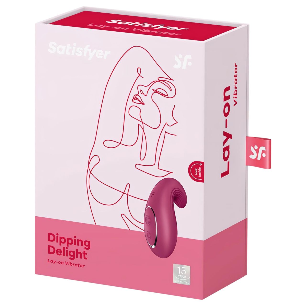 Satisfyer Dipping Delight - akkus csikló vibrátor (piros) Satisfyer Dipping Delight - akkus csikló vibrátor (piros)