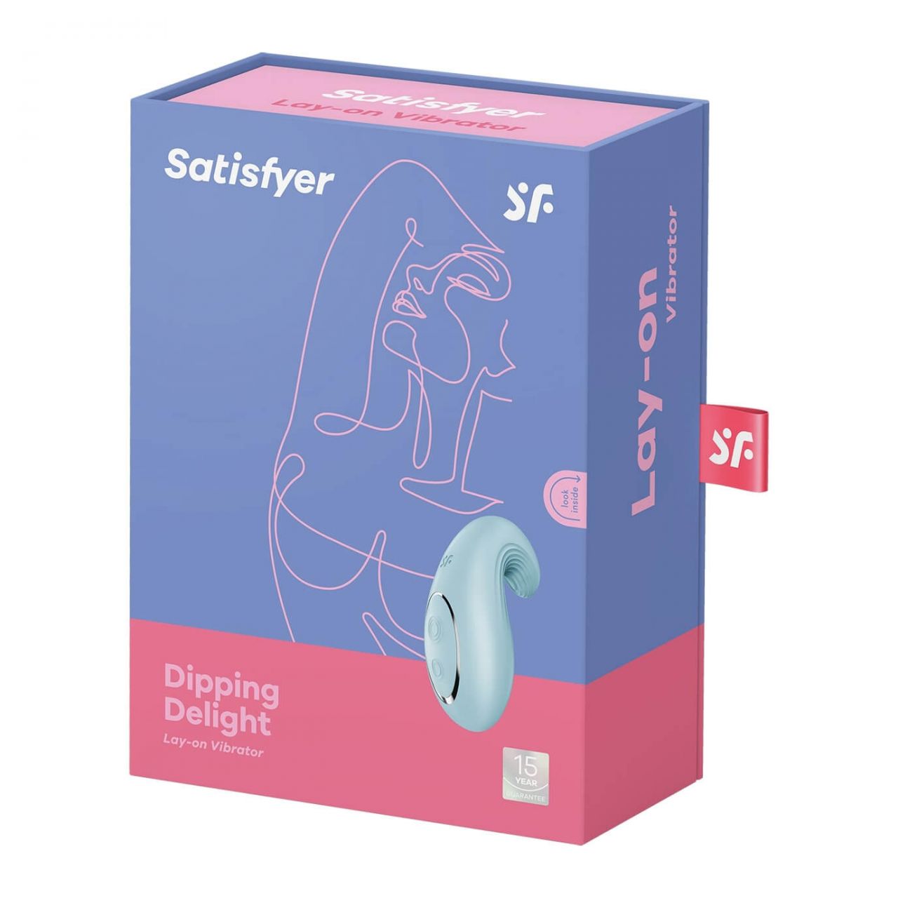 Satisfyer Dipping Delight - akkus csiklóvibrátor (kék)