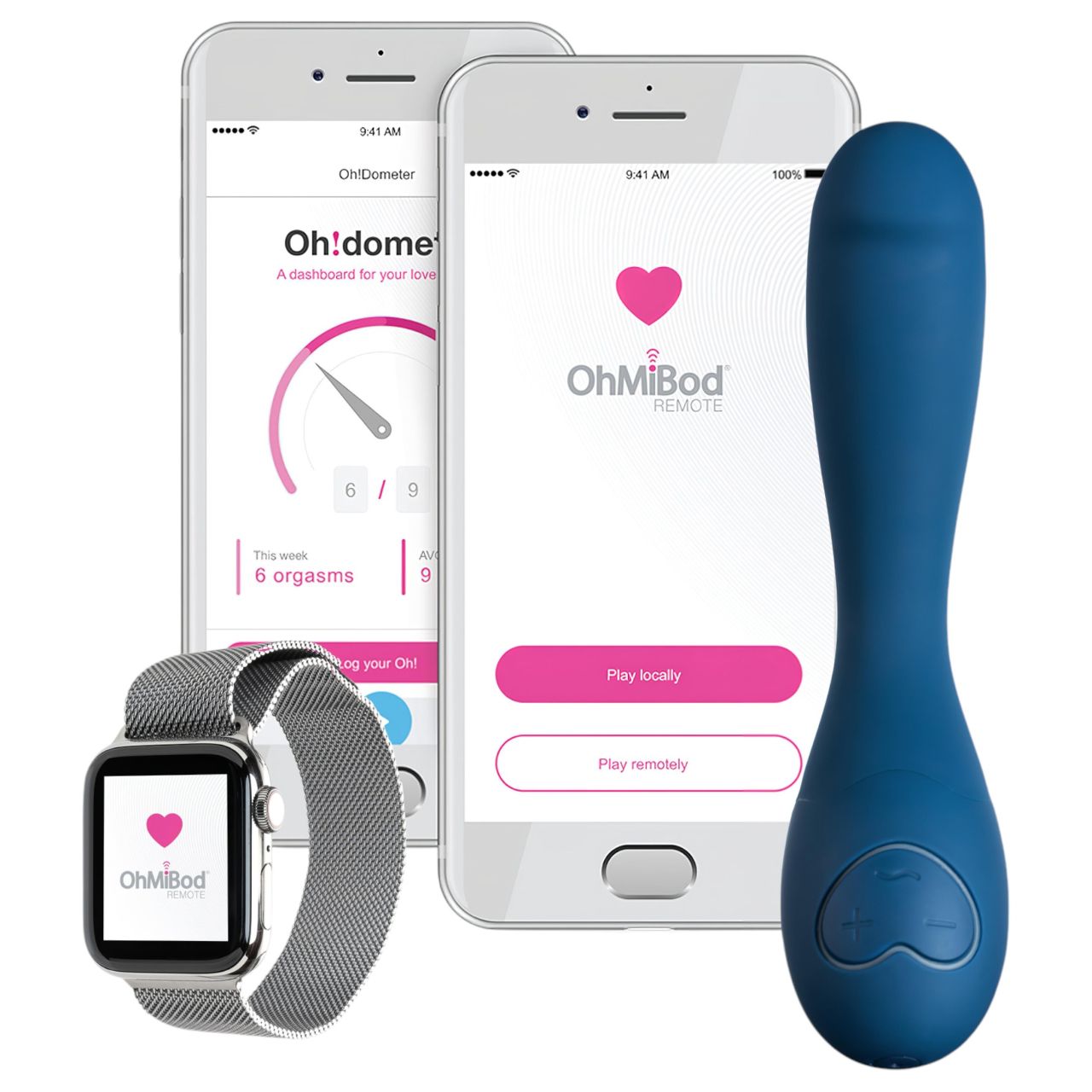 / OHMIBOD Bluemotion Nex 2 - okos, akkus G-pont vibrátor (kék) / OHMIBOD Bluemotion Nex 2 - okos, akkus G-pont vibrátor (kék)