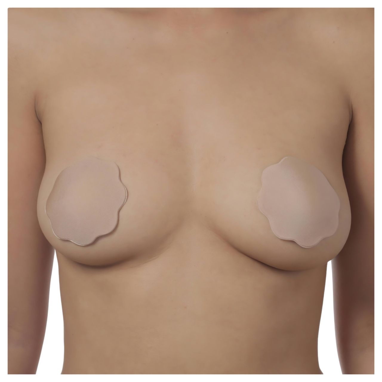 / Bye Bra F-H - láthatatlan mellemelő tapasz - nude (6db)