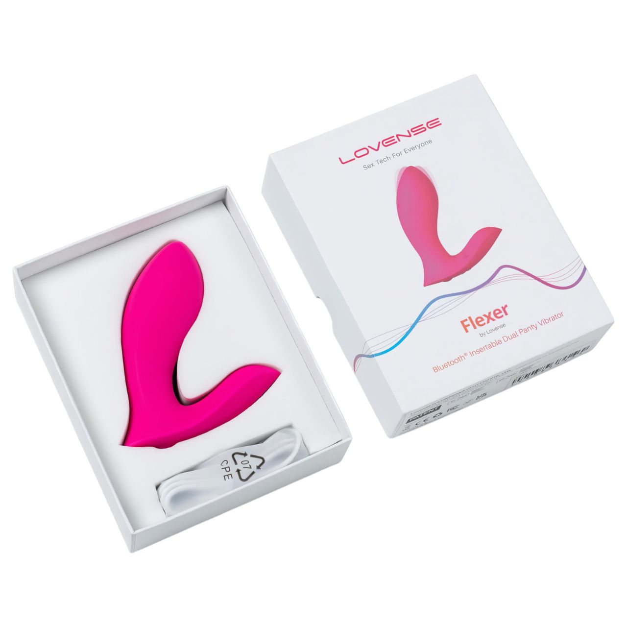 LOVENSE Flexer Panty - akkus 2in1 vibrátor (pink) LOVENSE Flexer Panty - akkus 2in1 vibrátor (pink)