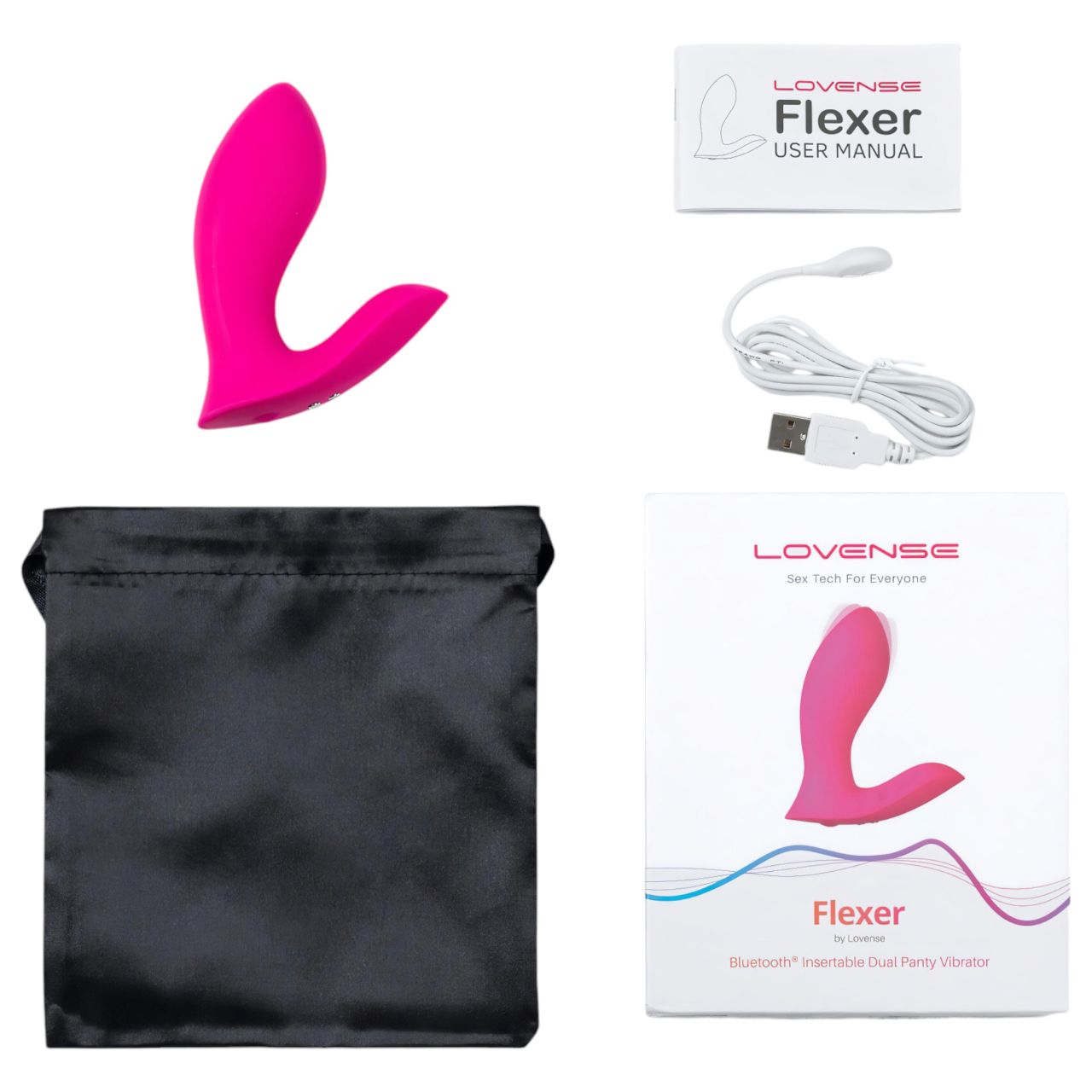 LOVENSE Flexer Panty - akkus 2in1 vibrátor (pink) LOVENSE Flexer Panty - akkus 2in1 vibrátor (pink)