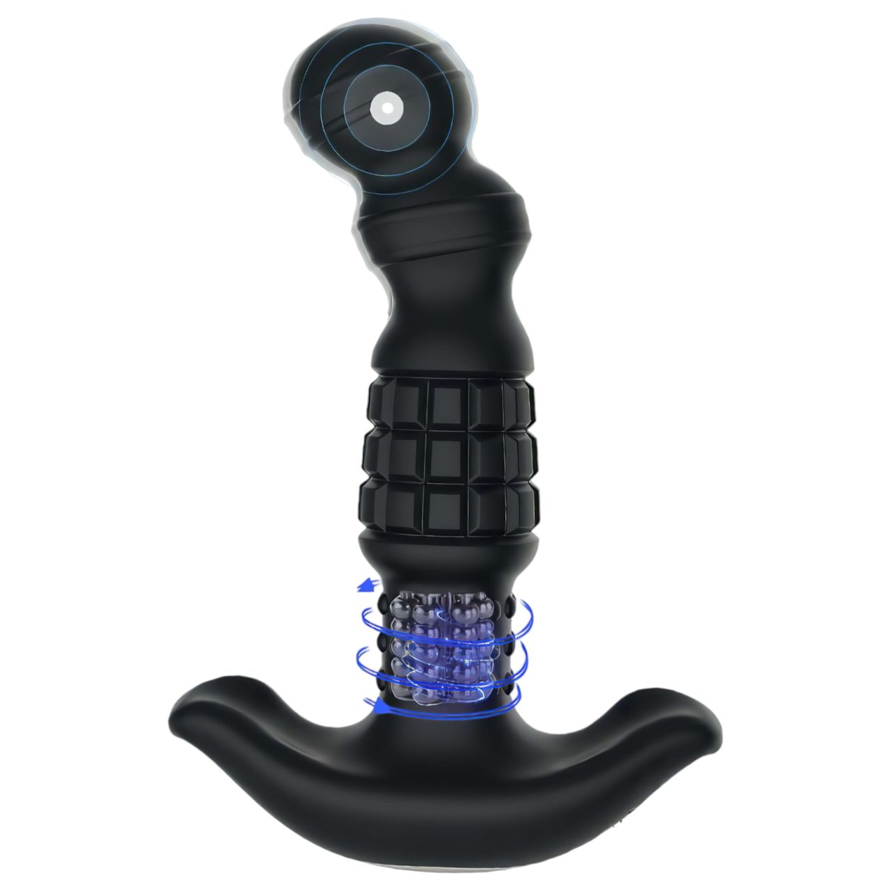 Aixiasia Abake - forgó anál vibrátor (fekete) Aixiasia Abake - forgó anál vibrátor (fekete)