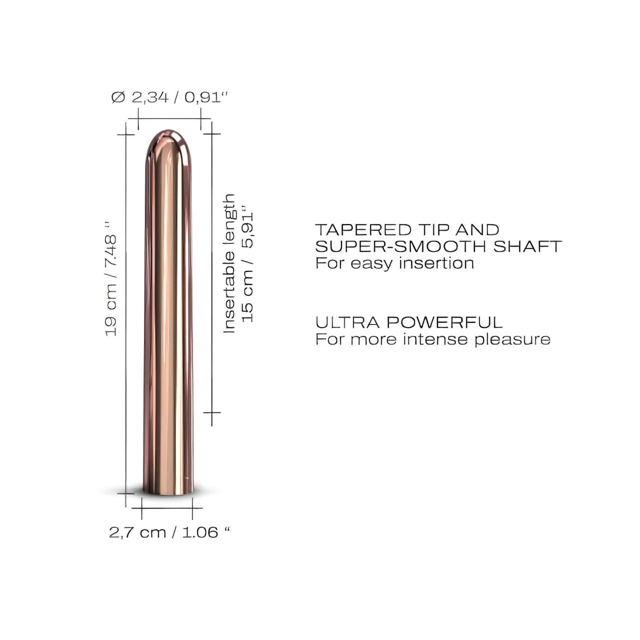 Dorcel Pink Lady 2.0 - akkus rúdvibrátor (rózsaarany) Dorcel Pink Lady 2.0 - akkus rúdvibrátor (rózsaarany)