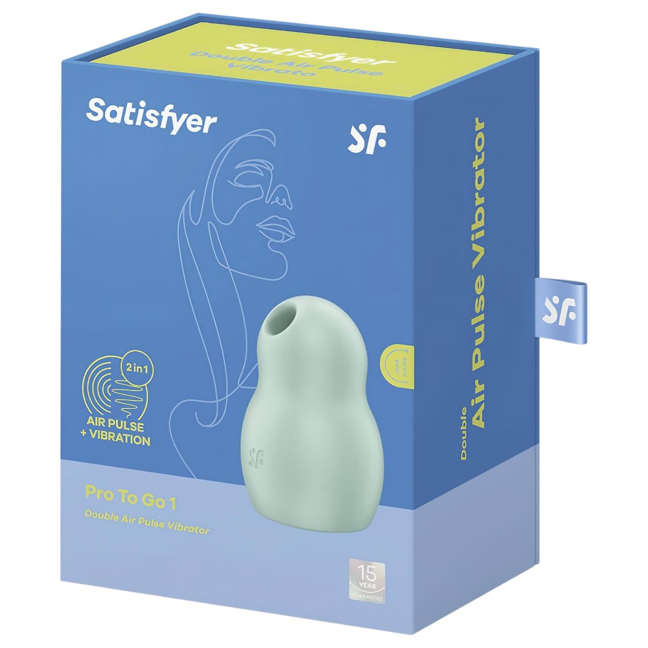 Satisfyer Pro To Go 1 - akkus, léghullámos csiklóizgató (menta) Satisfyer Pro To Go 1 - akkus, léghullámos csiklóizgató (menta)