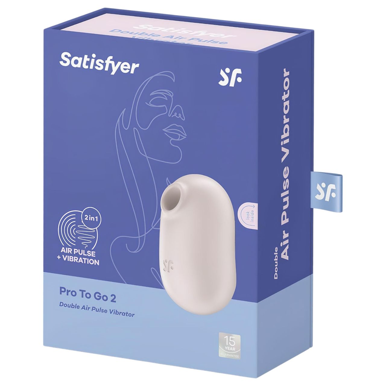Satisfyer Pro To Go 2 - léghullámos csiklóizgató (bézs) Satisfyer Pro To Go 2 - léghullámos csiklóizgató (bézs)