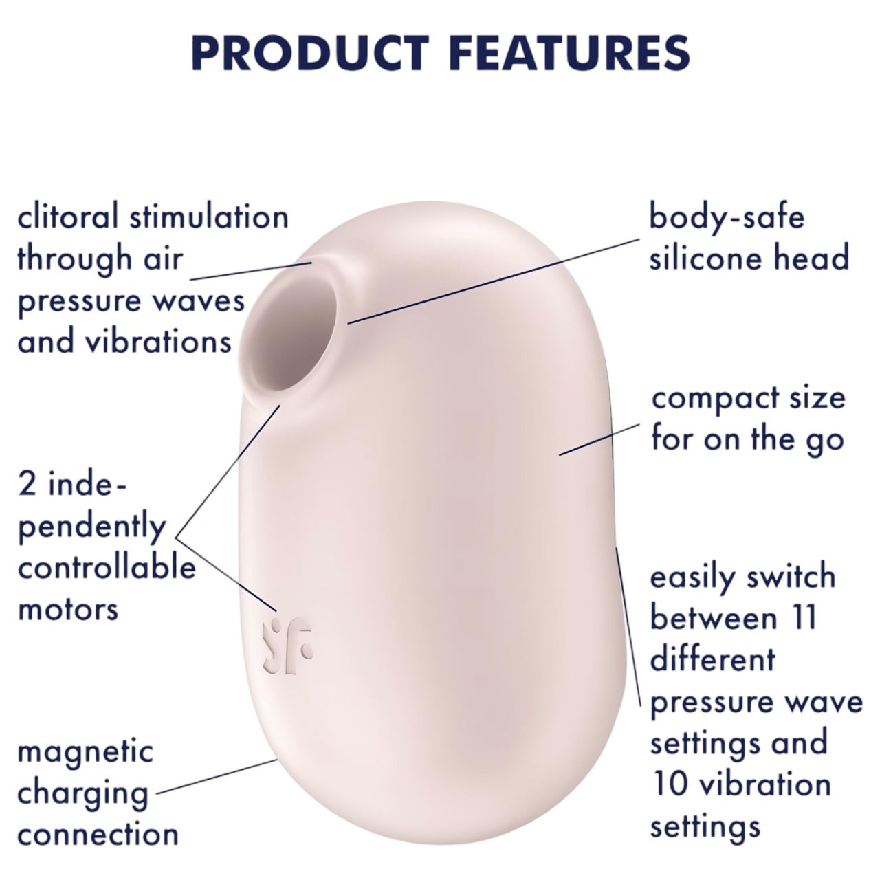Satisfyer Pro To Go 2 - léghullámos csiklóizgató (bézs) Satisfyer Pro To Go 2 - léghullámos csiklóizgató (bézs)