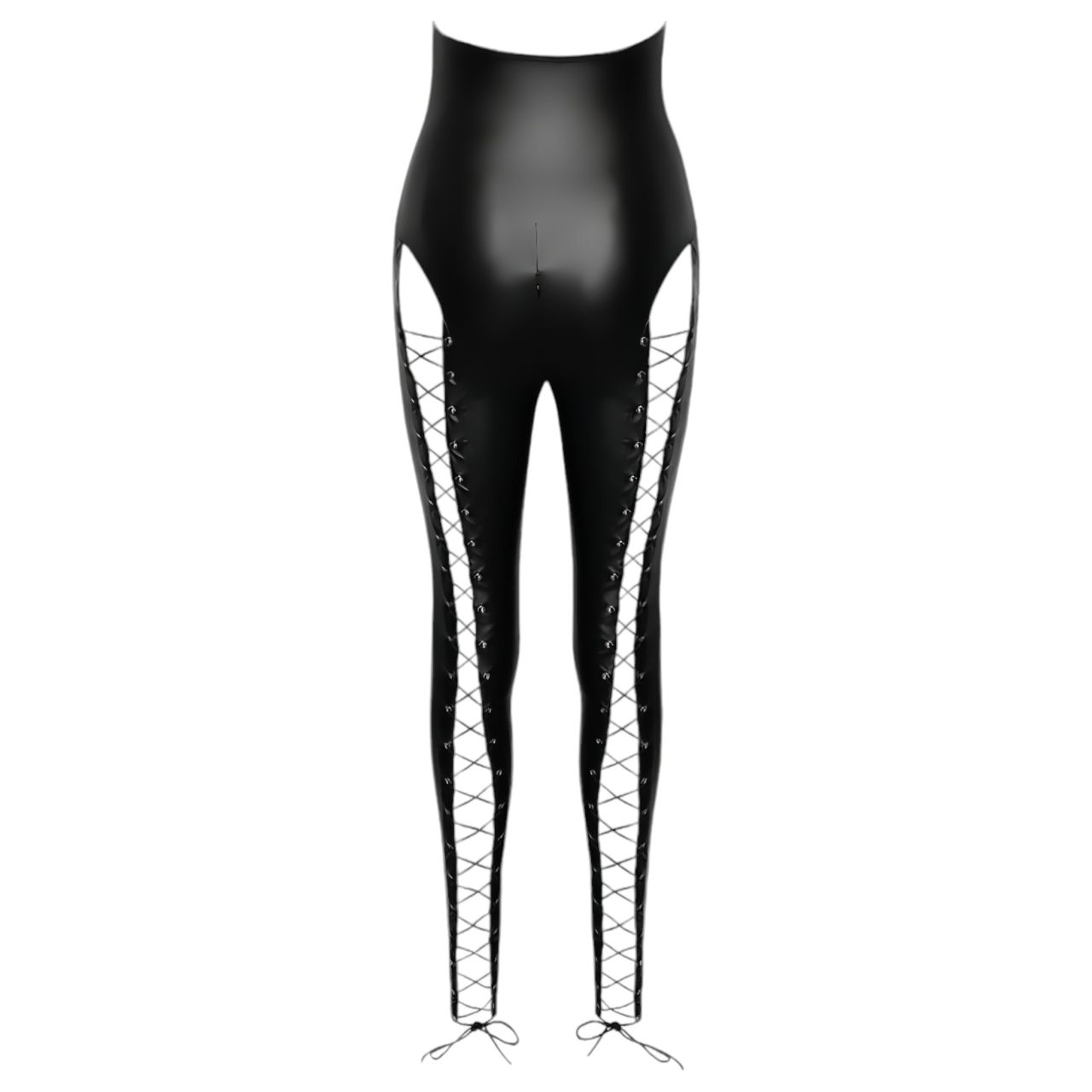 Cottelli Party - nyakpántos fűzős overál (fekete) Cottelli Party - nyakpántos fűzős overál (fekete)