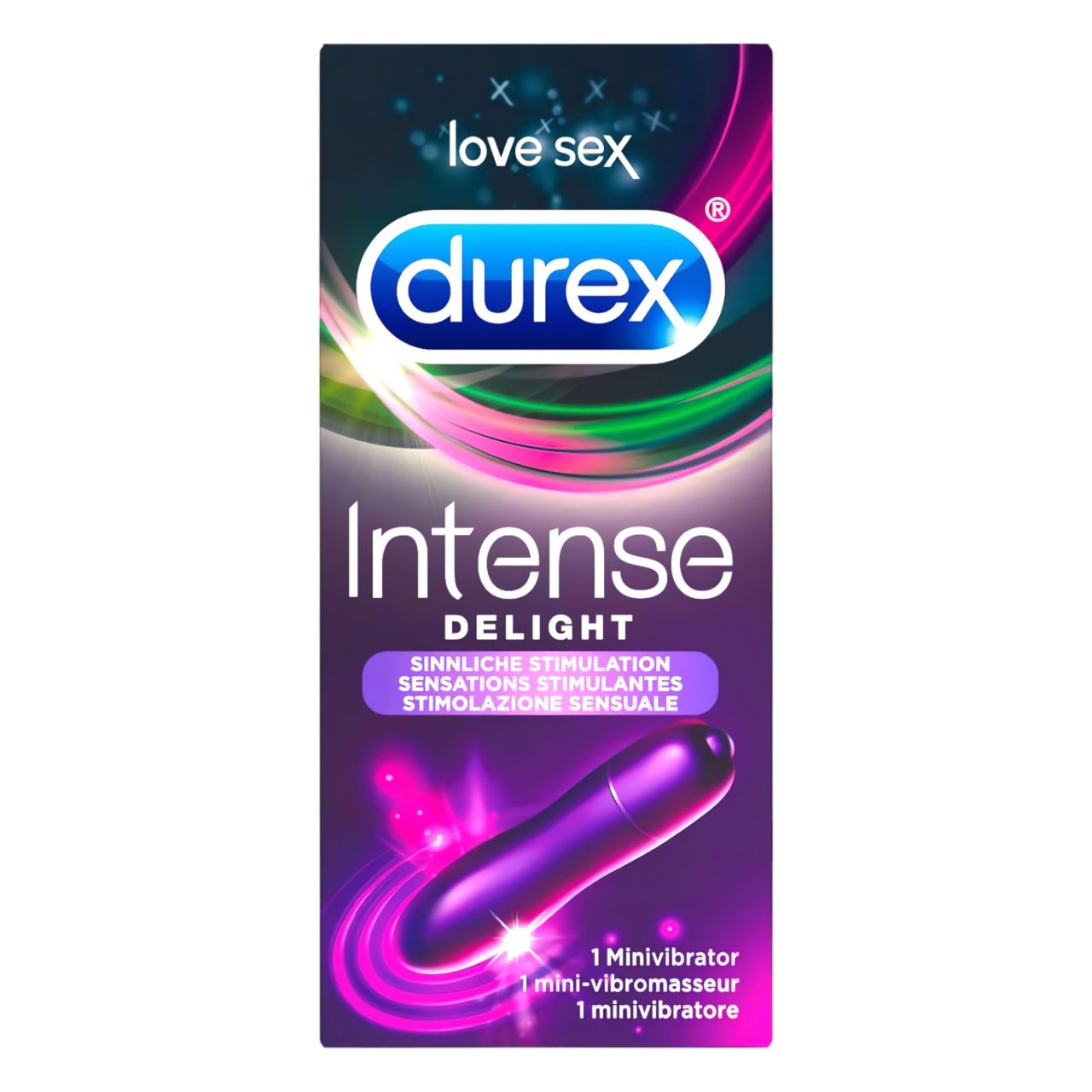 Durex Intense Delight Bullet - mini rúdvibrátor (lila) Durex Intense Delight Bullet - mini rúdvibrátor (lila)