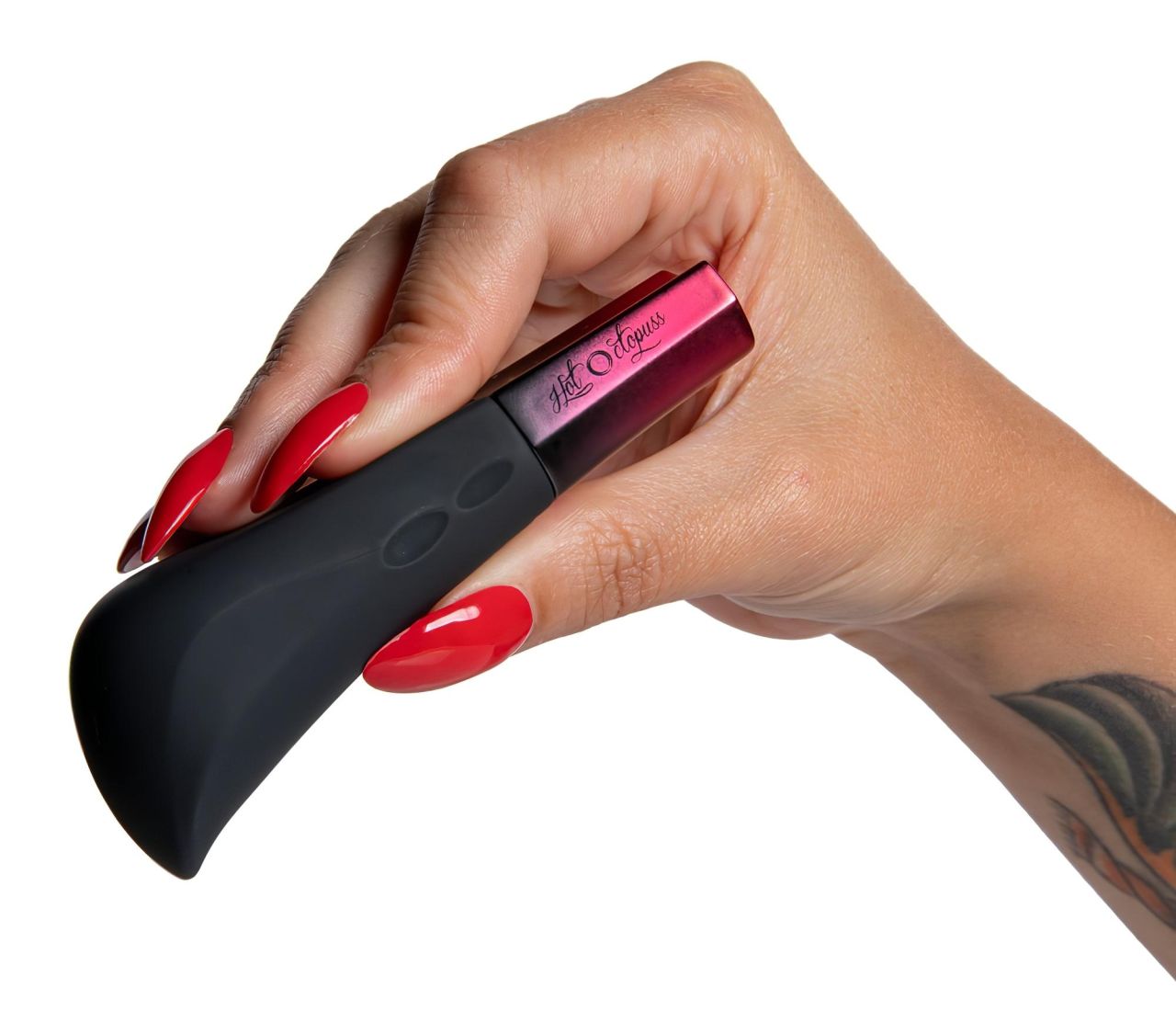 HOT Octopuss Amo - akkus csikló vibrátor (fekete) HOT Octopuss Amo - akkus csikló vibrátor (fekete)