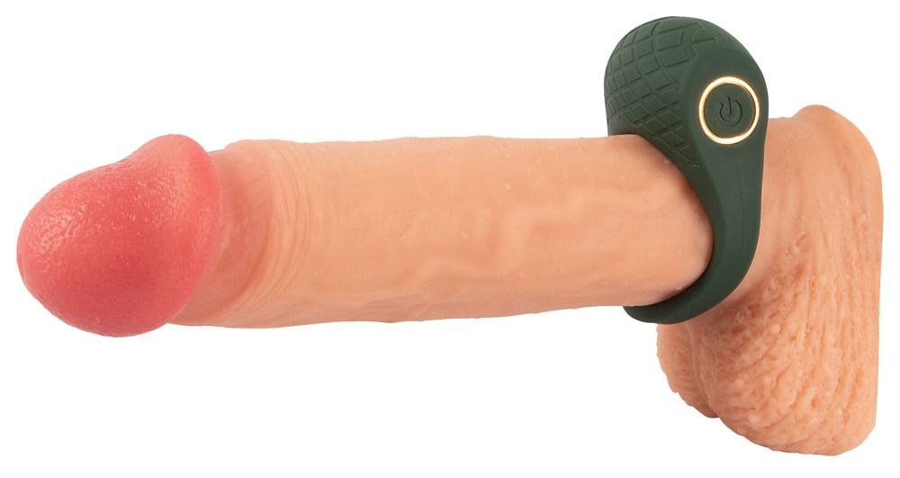 Emerald Love - akkus, vízálló vibrációs péniszgyűrű (zöld)